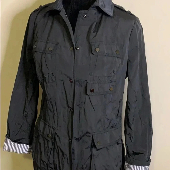 Zara Woman Black Button up Jacket Size Medium - Picture 2 of 8